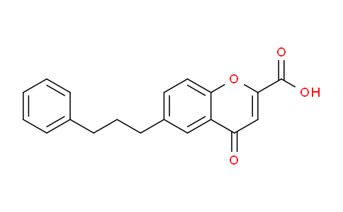 CAS No. 61270-46-0, 4-Oxo-6-(3-phenylpropyl)-4H-chromene-2-carboxylic acid