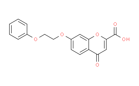 CAS No. 61270-48-2, 4-Oxo-7-(2-phenoxyethoxy)-4H-chromene-2-carboxylic acid