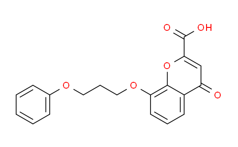 CAS No. 57309-47-4, 4-Oxo-8-(3-phenoxypropoxy)-4H-chromene-2-carboxylic acid