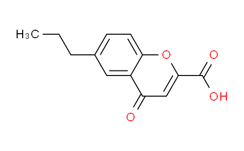 CAS No. 141474-82-0, 4-Oxo-6-propyl-4H-chromene-2-carboxylic acid
