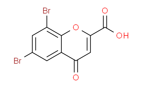 CAS No. 92057-41-5, 6,8-Dibromo-4-oxo-4H-chromene-2-carboxylic acid