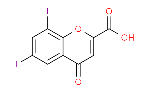 CAS No. 94088-66-1, 6,8-Diiodo-4-oxo-4H-chromene-2-carboxylic acid