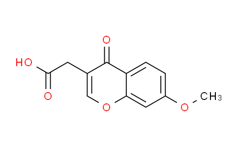 CAS No. 29107-21-9, 2-(7-Methoxy-4-oxo-4H-chromen-3-yl)acetic acid