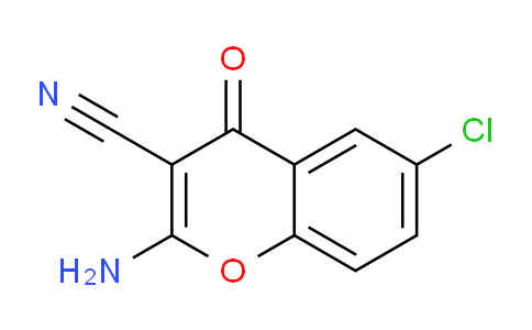 CAS No. 58778-43-1, 2-Amino-6-chloro-4-oxo-4H-chromene-3-carbonitrile