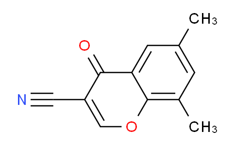 CAS No. 50743-40-3, 6,8-Dimethyl-4-oxo-4H-chromene-3-carbonitrile