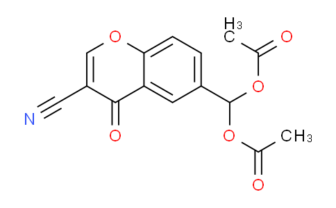 CAS No. 61776-45-2, (3-Cyano-4-oxo-4H-chromen-6-yl)methylene diacetate