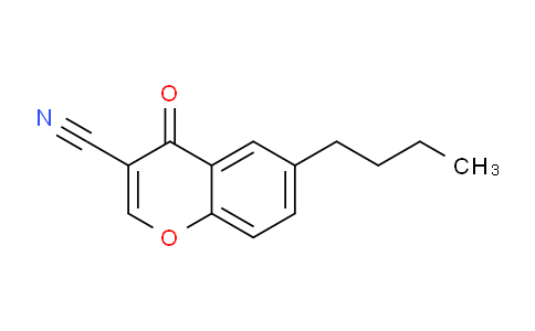 CAS No. 50743-34-5, 6-Butyl-4-oxo-4H-chromene-3-carbonitrile