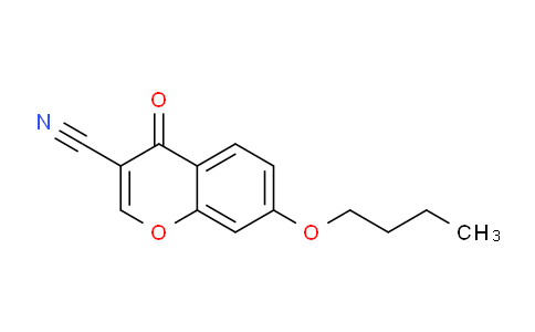 CAS No. 50743-25-4, 7-Butoxy-4-oxo-4H-chromene-3-carbonitrile