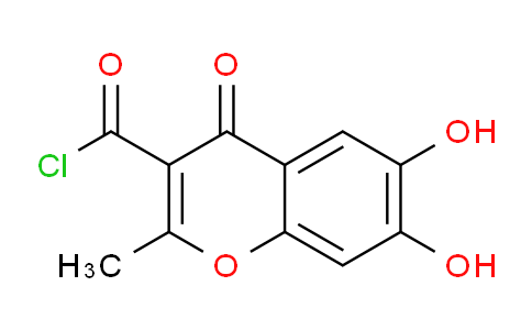 CAS No. 87164-30-5, 6,7-Dihydroxy-2-methyl-4-oxo-4H-chromene-3-carbonyl chloride