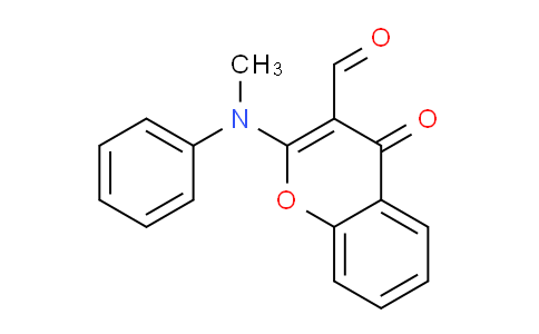 445291-56-5 | 2-(Methyl(phenyl)amino)-4-oxo-4H-chromene-3-carbaldehyde