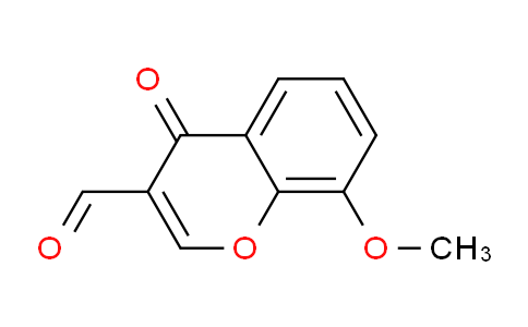 CAS No. 53428-24-3, 8-Methoxy-4-oxo-4H-chromene-3-carbaldehyde