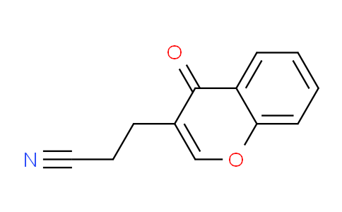 CAS No. 60723-66-2, 3-(4-Oxo-4H-chromen-3-yl)propanenitrile
