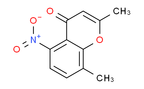 CAS No. 921609-23-6, 2,8-Dimethyl-5-nitro-4H-chromen-4-one