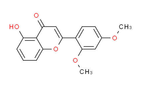 CAS No. 873110-70-4, 2-(2,4-Dimethoxyphenyl)-5-hydroxy-4H-chromen-4-one