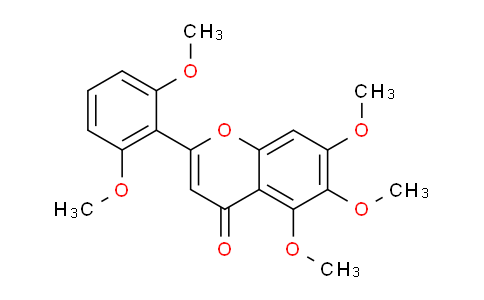 CAS No. 53617-61-1, 2-(2,6-Dimethoxyphenyl)-5,6,7-trimethoxy-4H-chromen-4-one