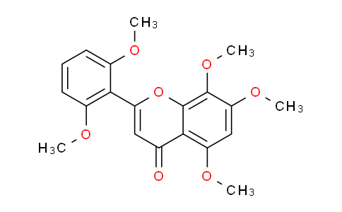 CAS No. 61862-70-2, 2-(2,6-Dimethoxyphenyl)-5,7,8-trimethoxy-4H-chromen-4-one