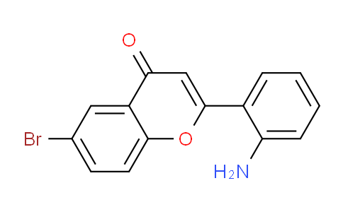 CAS No. 921942-48-5, 2-(2-Aminophenyl)-6-bromo-4H-chromen-4-one