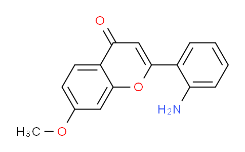CAS No. 921942-34-9, 2-(2-Aminophenyl)-7-methoxy-4H-chromen-4-one