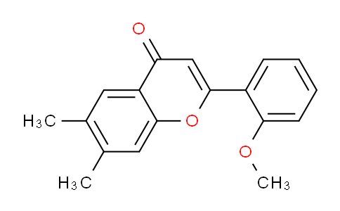 CAS No. 88952-94-7, 2-(2-Methoxyphenyl)-6,7-dimethyl-4H-chromen-4-one