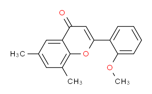 CAS No. 88952-89-0, 2-(2-Methoxyphenyl)-6,8-dimethyl-4H-chromen-4-one