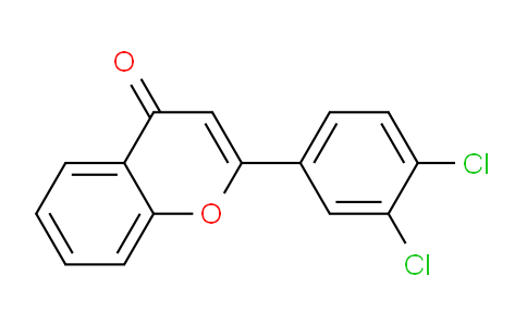 CAS No. 84437-40-1, 2-(3,4-Dichlorophenyl)-4H-chromen-4-one
