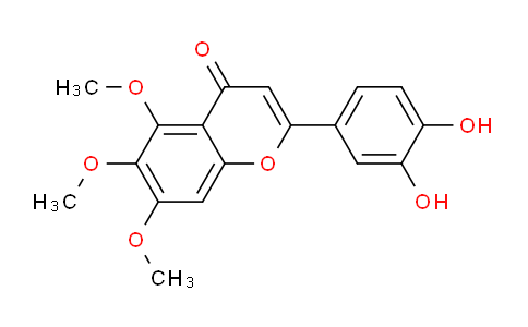 CAS No. 51145-79-0, 2-(3,4-Dihydroxyphenyl)-5,6,7-trimethoxy-4H-chromen-4-one