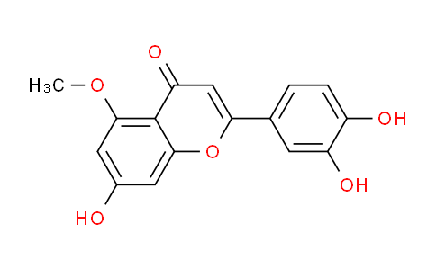 CAS No. 58115-29-0, 2-(3,4-Dihydroxyphenyl)-7-hydroxy-5-methoxy-4H-chromen-4-one
