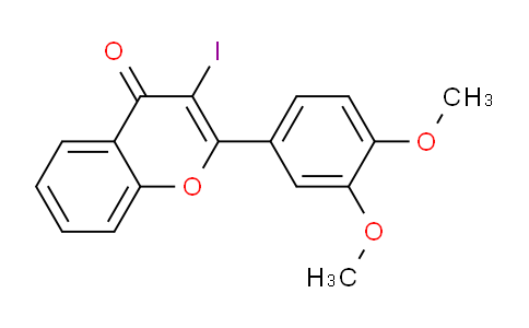 CAS No. 645387-26-4, 2-(3,4-Dimethoxyphenyl)-3-iodo-4H-chromen-4-one