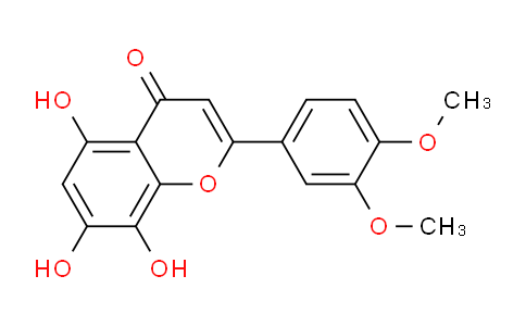 CAS No. 74805-69-9, 2-(3,4-Dimethoxyphenyl)-5,7,8-trihydroxy-4H-chromen-4-one