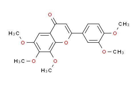 CAS No. 42206-91-7, 2-(3,4-Dimethoxyphenyl)-6,7,8-trimethoxy-4H-chromen-4-one