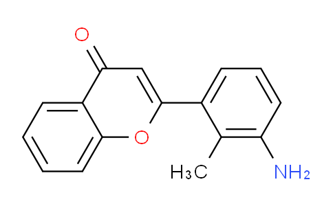CAS No. 921942-32-7, 2-(3-Amino-2-methylphenyl)-4H-chromen-4-one