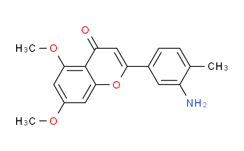 CAS No. 921942-46-3, 2-(3-Amino-4-methylphenyl)-5,7-dimethoxy-4H-chromen-4-one