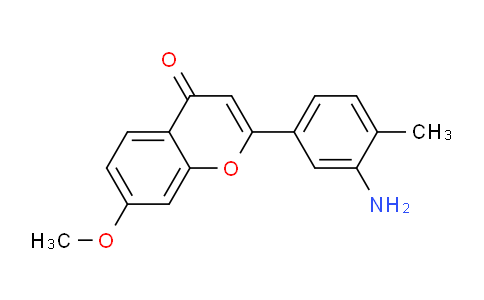 CAS No. 921942-37-2, 2-(3-Amino-4-methylphenyl)-7-methoxy-4H-chromen-4-one