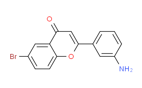 CAS No. 921942-49-6, 2-(3-Aminophenyl)-6-bromo-4H-chromen-4-one