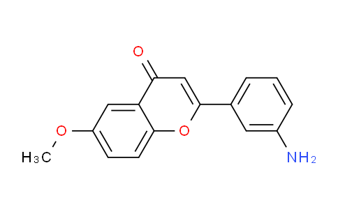 CAS No. 921942-40-7, 2-(3-Aminophenyl)-6-methoxy-4H-chromen-4-one