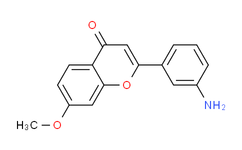 CAS No. 921942-35-0, 2-(3-Aminophenyl)-7-methoxy-4H-chromen-4-one