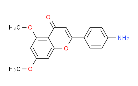 CAS No. 921942-45-2, 2-(4-Aminophenyl)-5,7-dimethoxy-4H-chromen-4-one