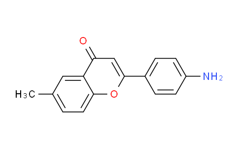 CAS No. 468060-73-3, 2-(4-Aminophenyl)-6-methyl-4H-chromen-4-one