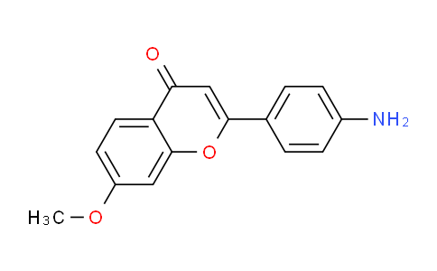 CAS No. 921942-36-1, 2-(4-Aminophenyl)-7-methoxy-4H-chromen-4-one
