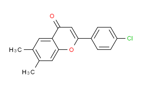 CAS No. 89112-91-4, 2-(4-Chlorophenyl)-6,7-dimethyl-4H-chromen-4-one