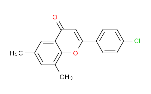 CAS No. 89112-90-3, 2-(4-Chlorophenyl)-6,8-dimethyl-4H-chromen-4-one
