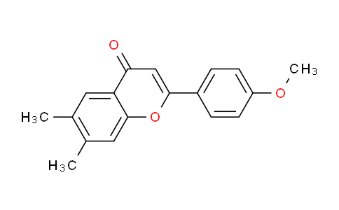 CAS No. 80972-97-0, 2-(4-Methoxyphenyl)-6,7-dimethyl-4H-chromen-4-one
