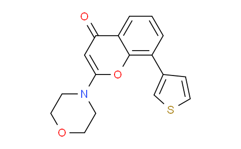503468-85-7 | 2-Morpholino-8-(thiophen-3-yl)-4H-chromen-4-one