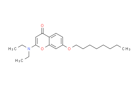 CAS No. 667429-23-4, 2-(Diethylamino)-7-(octyloxy)-4H-chromen-4-one