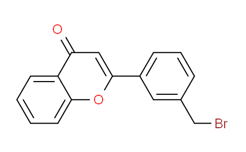 CAS No. 228088-37-7, 2-(3-(Bromomethyl)phenyl)-4H-chromen-4-one
