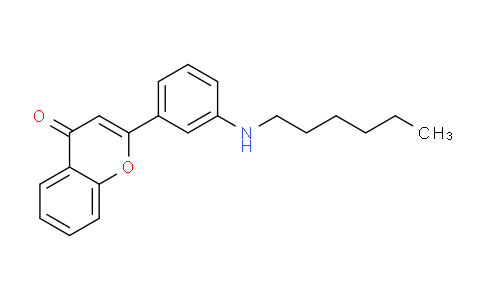 CAS No. 920286-97-1, 2-(3-(Hexylamino)phenyl)-4H-chromen-4-one
