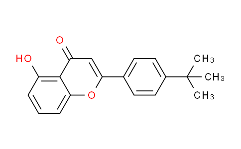 CAS No. 207905-97-3, 2-(4-(tert-Butyl)phenyl)-5-hydroxy-4H-chromen-4-one
