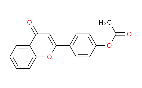 CAS No. 49753-40-4, 4-(4-Oxo-4H-chromen-2-yl)phenyl acetate