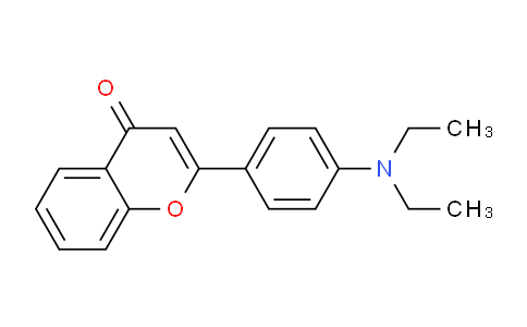 CAS No. 195601-24-2, 2-(4-(Diethylamino)phenyl)-4H-chromen-4-one