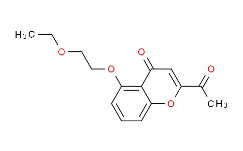 CAS No. 61110-74-5, 2-Acetyl-5-(2-ethoxyethoxy)-4H-chromen-4-one